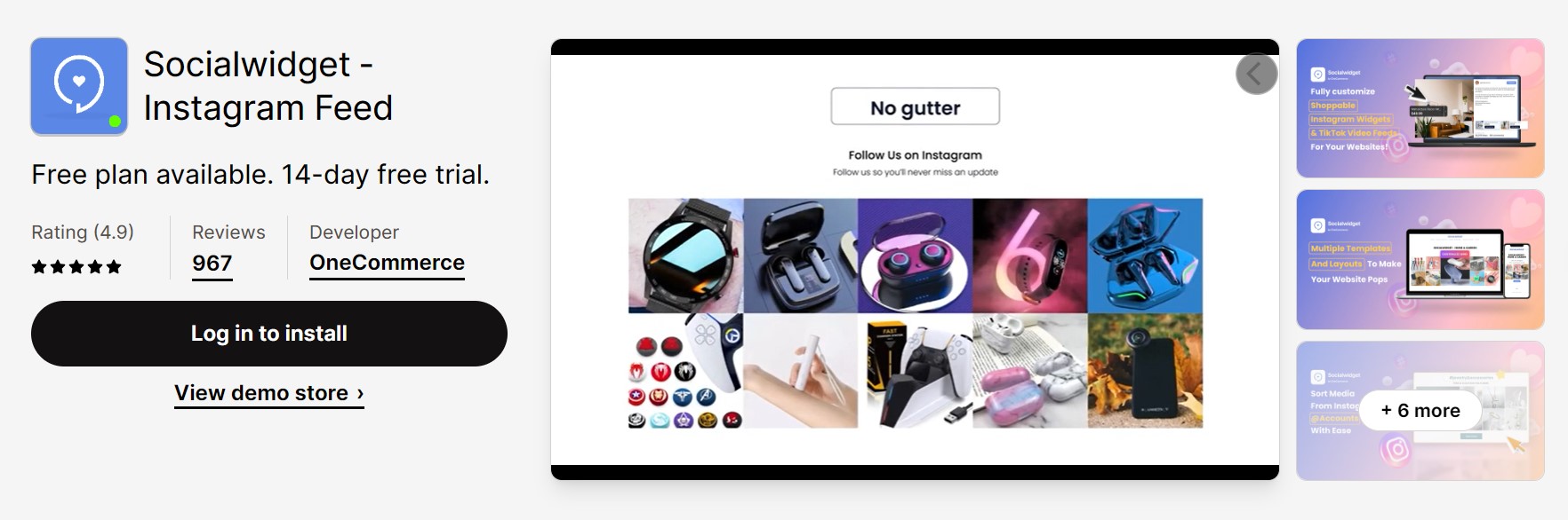 Socialwidget ‑ Instagram Feed